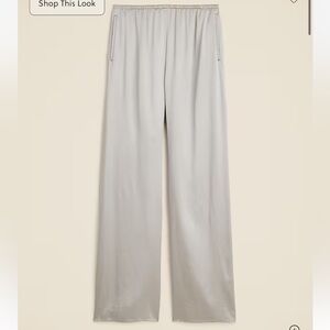 J. Crew Cosmo pant in luster charmeuse